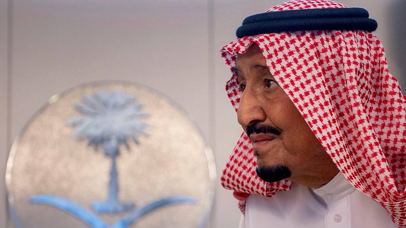 السعودية نيوز |  الملك سلمان يؤكد الحرص على حل عادل للقضية الفلسطينية 