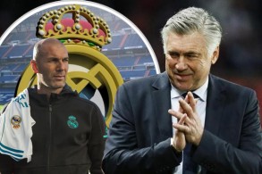 أنشيلوتي يصف تعاقد ريال مدريد مع زيدان بـ