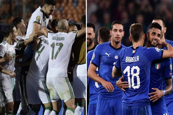 إيطاليا تطلب مواجهة الجزائر ودياً في شهر مارس القادم