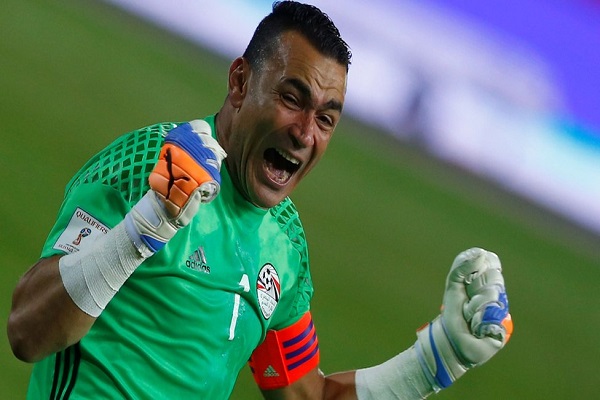 عصام الحضري حارس مرمى منتخب مصر لكرة القدم