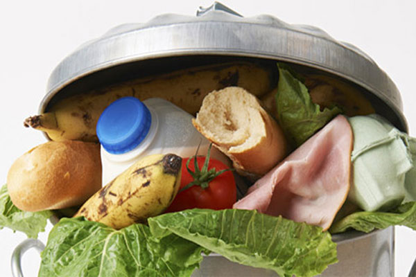 النفايات العضوية نتيجة هدر المواد الغذائية