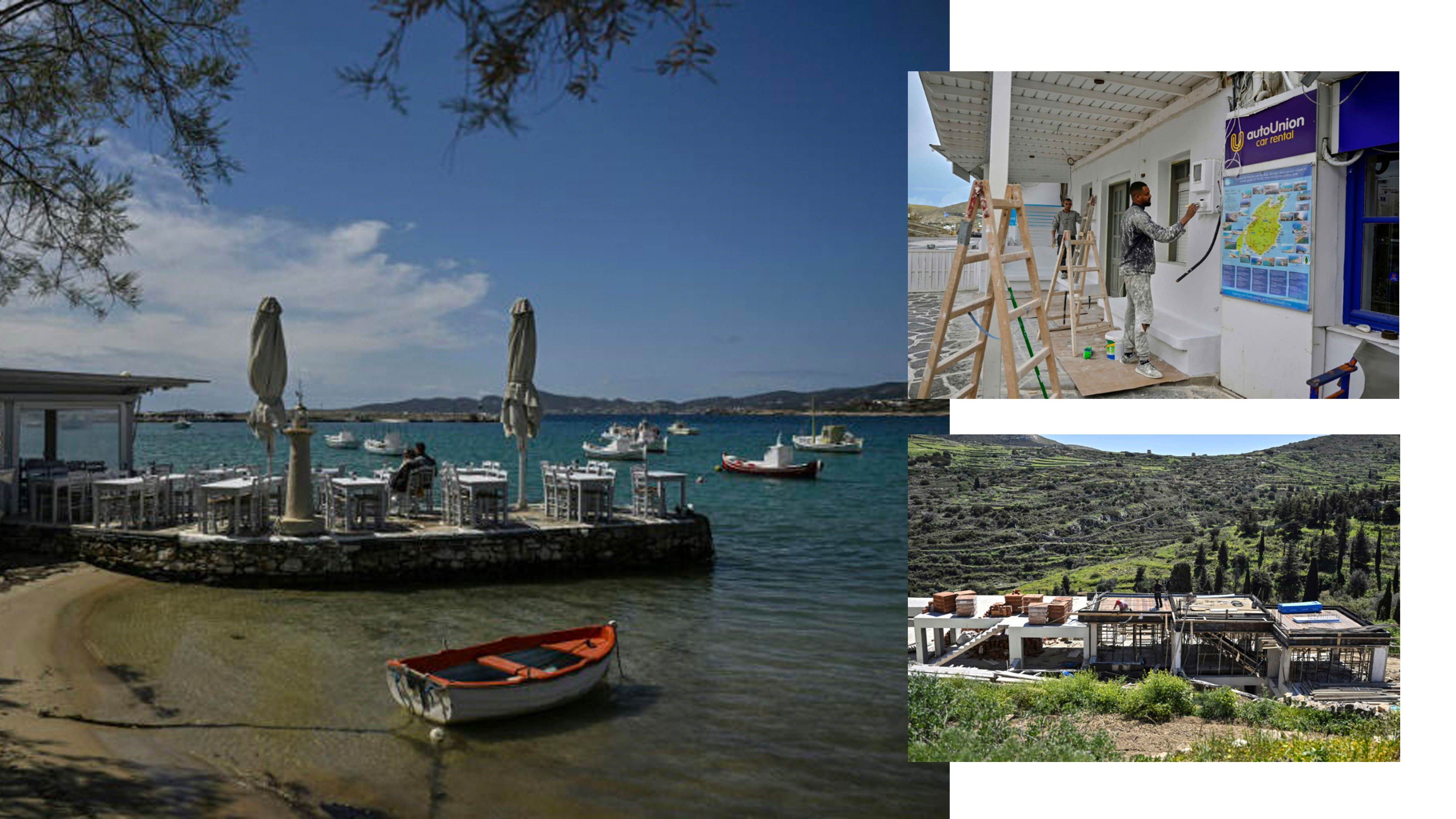 صورة التقطت في في 6 أبريل 2023 لقرية أليكيس بجزيرة باروس اليونانية © لويزا غولياماكي