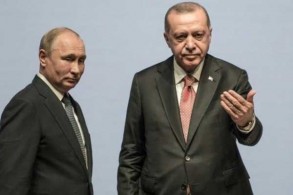 بوتين يجري محادثات مع أردوغان في موسكو حول سوريا