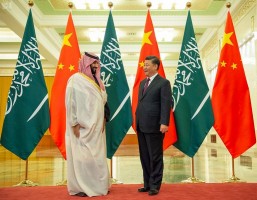 الرئيس الصيني يستقبل ولي العهد السعودي