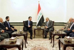 بارزاني للرؤساء العراقيين: مستعدون لحل المشاكل العالقة