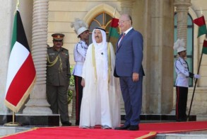 الرؤساء العراقيون يطمئنون على الوضح الصحي لأمير الكويت