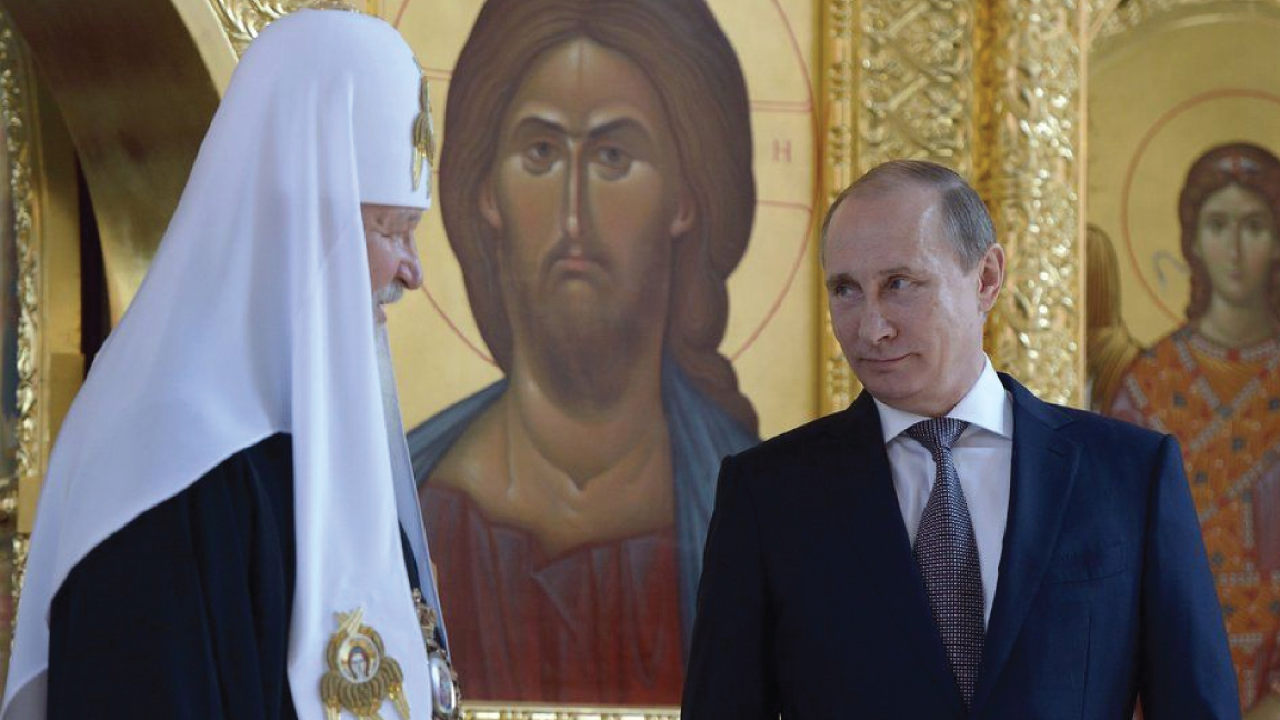 الروس معتادون على رؤية رئيسهم بوتين في احتفالات الكنيسة الأرثوذكسية الروسية