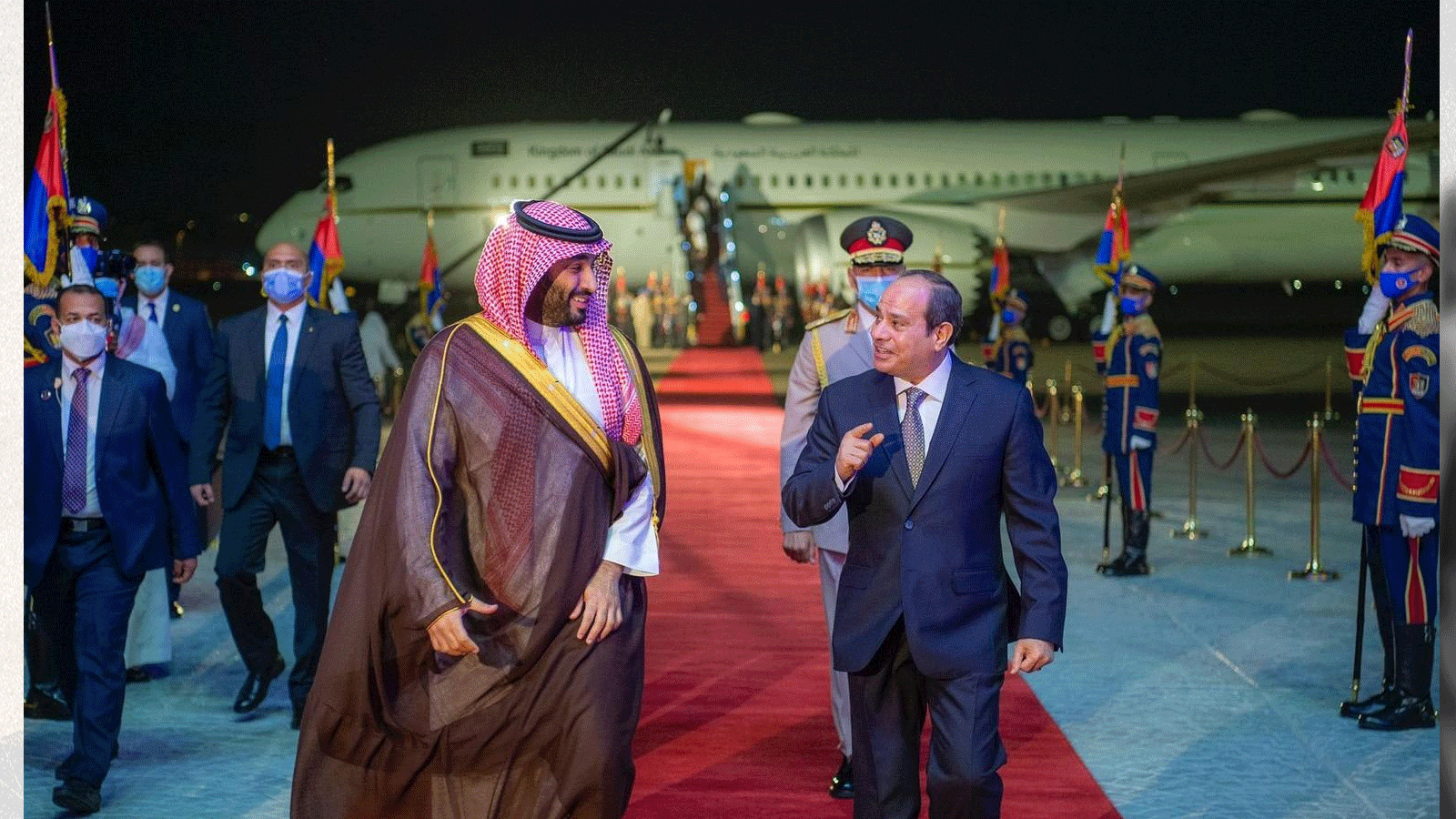 السعودية نيوز |  وصول ولي العهد السعودي إلى القاهرة 