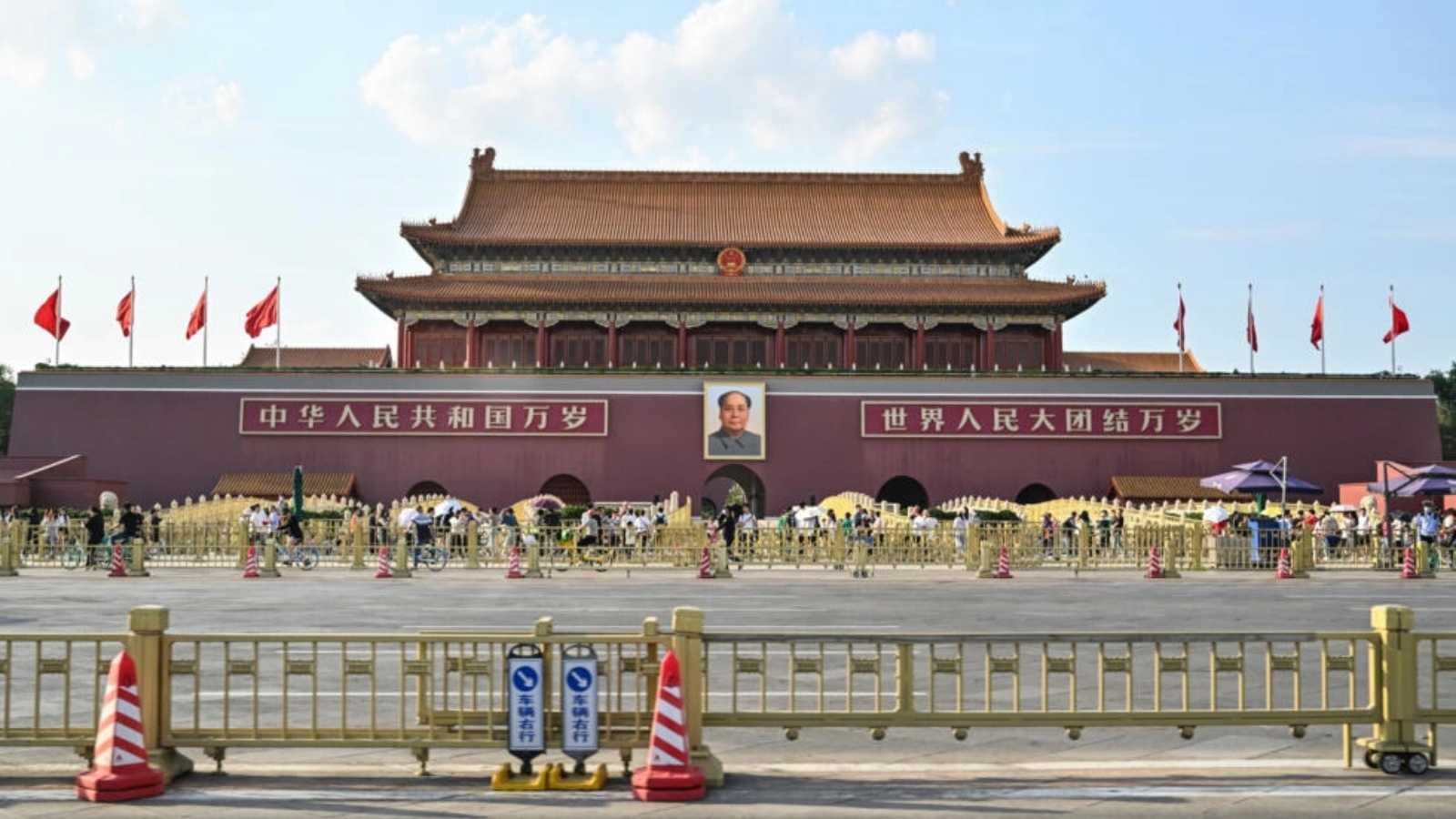 بوابة تيان أنمين في العاصمة الصينية بكين في 3 من يونيو 2023 