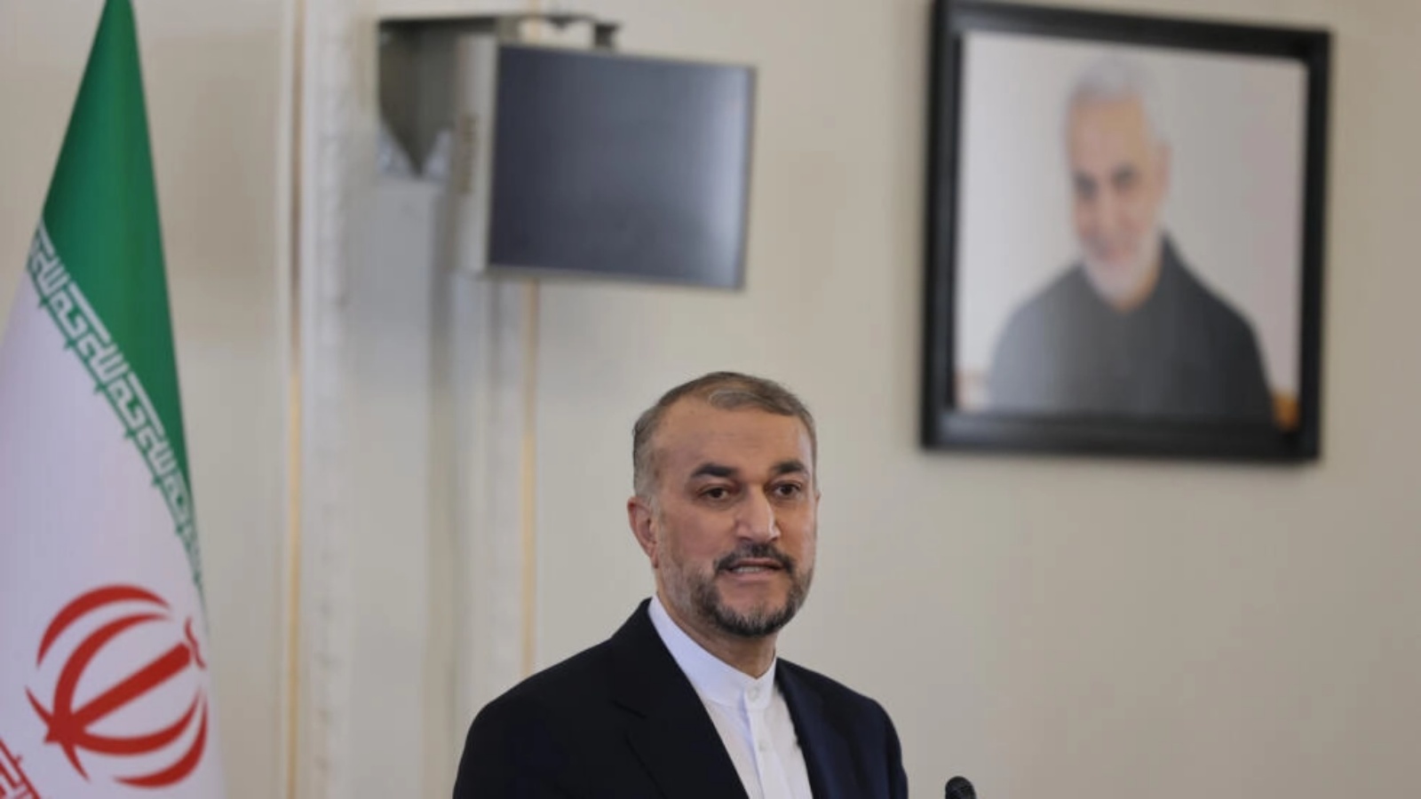 وزير الخارجية الإيراني حسين أمير عبد اللهيان في طهران في 13 سبتمبر 2023