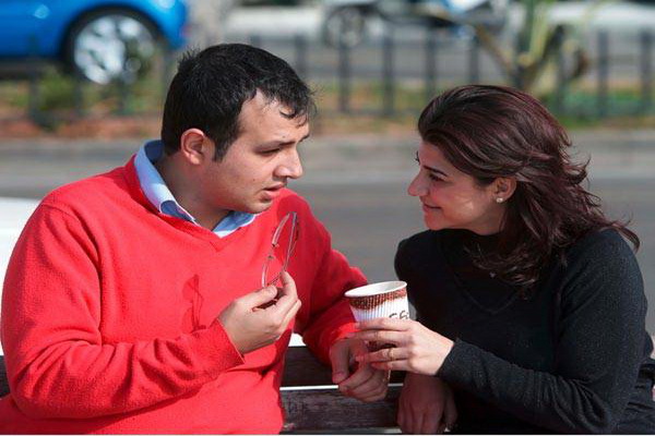 نضال وخلود سكرية اللذان تزوجا مدنيًا في لبنان