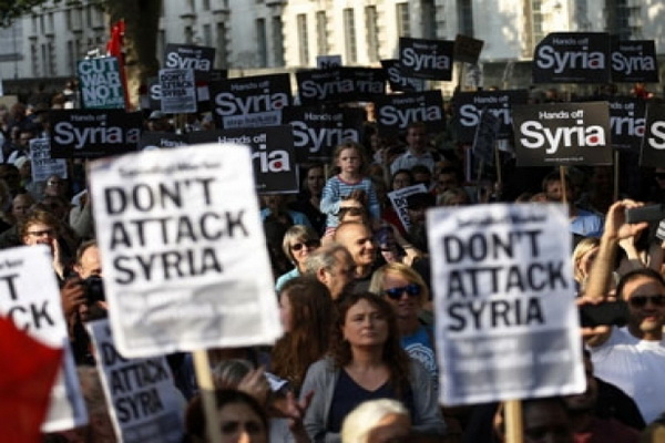 الشارع الاميركي منقسم حول الضربة الاميركية على سوريا