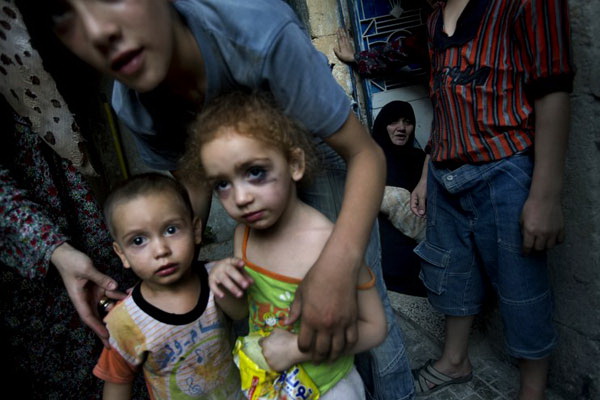 صور الاحداث السورية مؤلمة