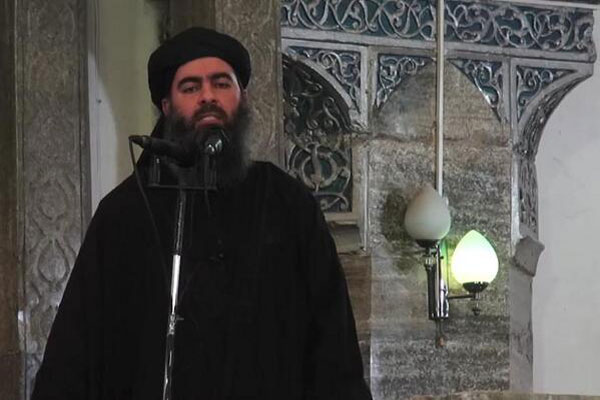 أبو بكر البغدادي يخطب الجمعة في الموصل