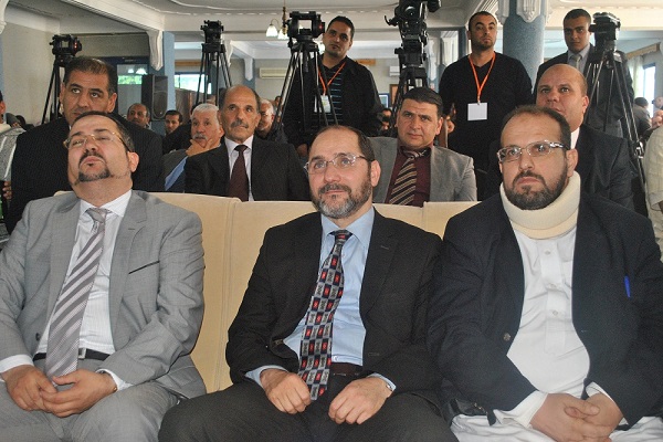 عبد الرحمن سعيدي مع الرمزين الإخوانيين عبد الرزاق مقري ومجيد مناصرة