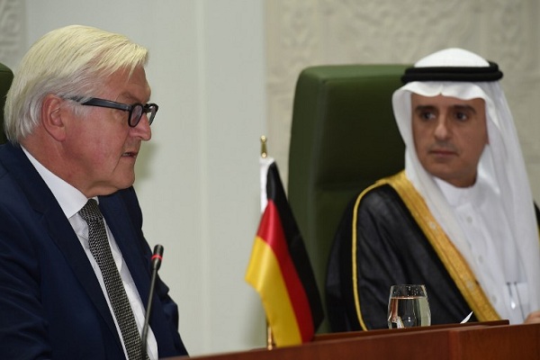 وزير الخارجية السعودي عادل الجبير ونظيره الألماني فرانك فالتر شتاينماير