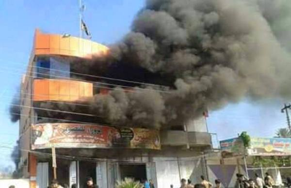 حرق المباني في طوزخرماتو