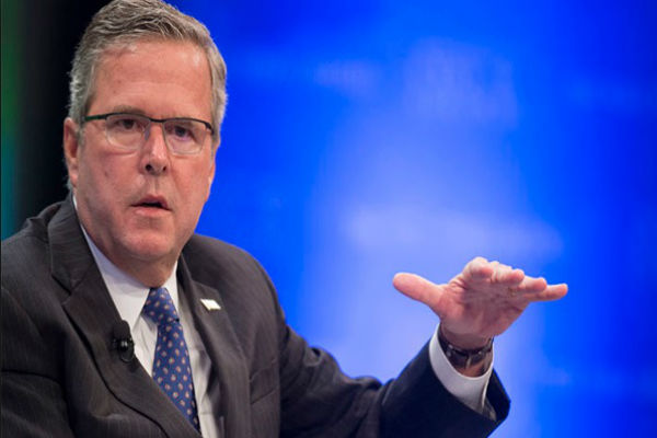 المرشح الجمهوري المحتمل لمنصب الرئيس الأميركي جيب بوش 