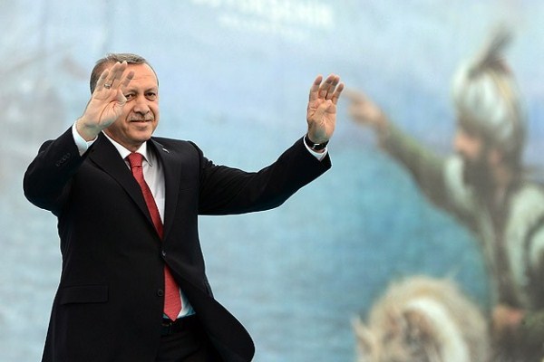 اردوغان متحدثاً في اسطنبول السبت (الأناضول)
