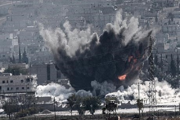 انفجارات في مدينة كوباني