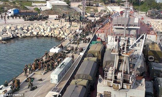 مشهد لميناء طرطوس / القاعدة العسكرية 