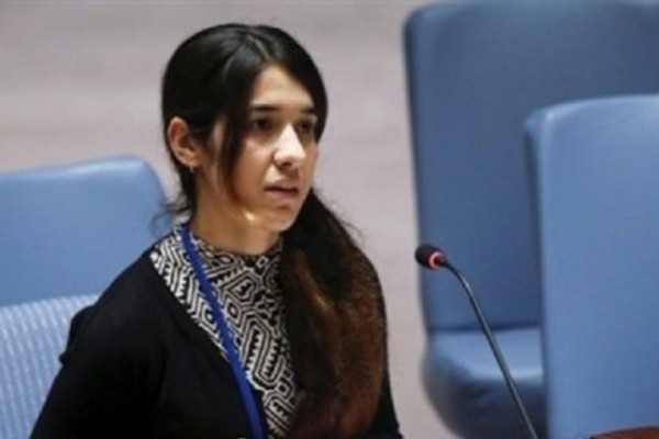 الايزيدية العراقية نادية تروي مأساة اغتصابها الى أعضاء مجلس الأمن