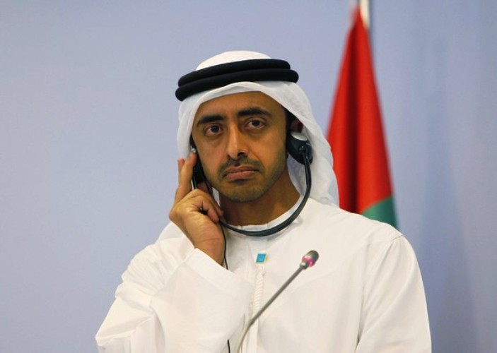 الشيخ عبد الله بن زايد آل نهيان وزير الخارجية في دولة الإمارات العربية المتحدة