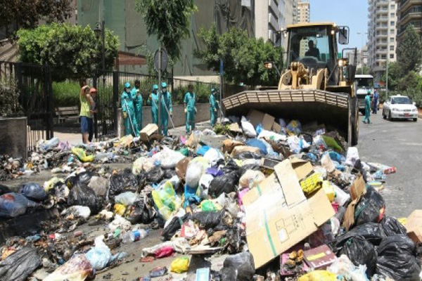 ملف النفايات أزمة في لبنان
