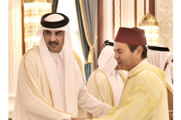 الامير مولاي رشيد يقدم تعازي في وفاة الأمير الشيخ خليفة بن حمد آل ثاني