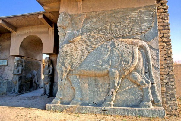 حصر أضرار تدمير داعش لمدينة نمرود الأثرية