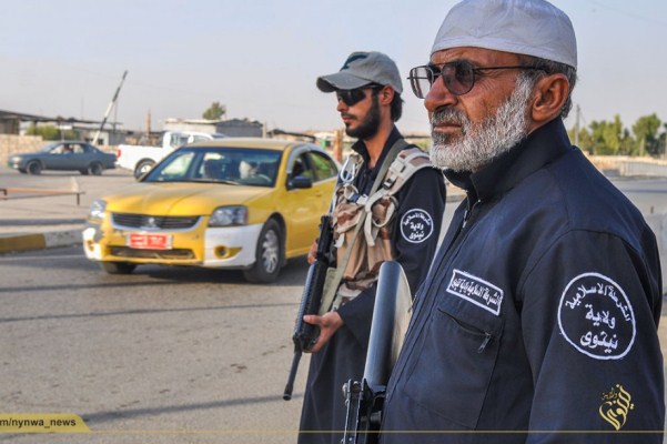 عناصر الشرطة الاسلامية لداعش في الموصل