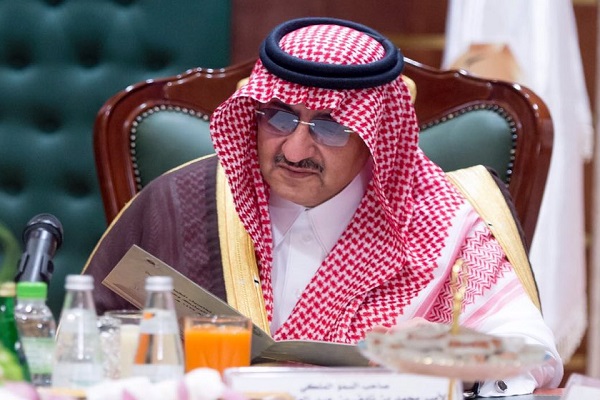 الأمير محمد بن نايف ولي العهد السعودي خلال الاجتماع