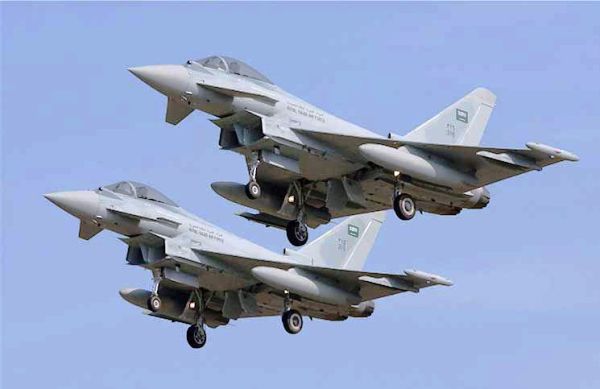 طائرات سعودية تقلع للاغارة على مواقع الحوثيين في اليمن- أرشيفية