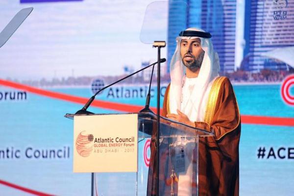 وزير الطاقة الإماراتي خلال فعاليات مؤتمر الطاقة العالمي
