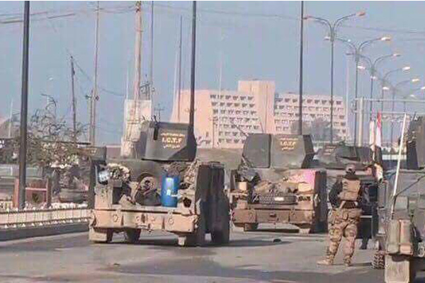 قوات عراقية بداخل مدينة الموصل