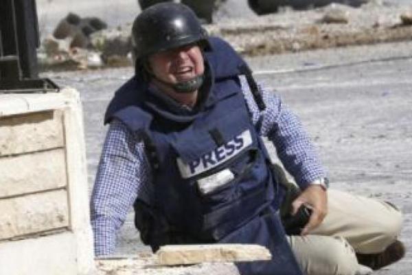 صحافي عراقي مصاب