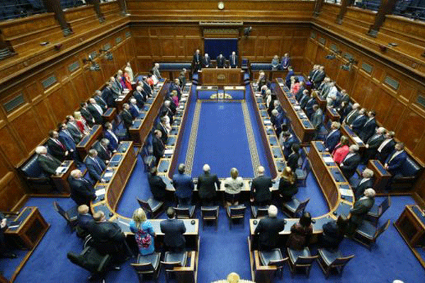 جانب من جلسة لبرلمان ايرلندا الشمالية