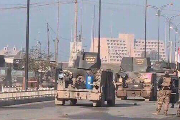 قوات عراقية داخل مدينة الموصل