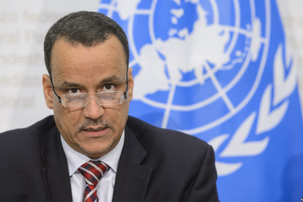 مبعوث الامم المتحدة الى اليمن اسماعيل ولد الشيخ