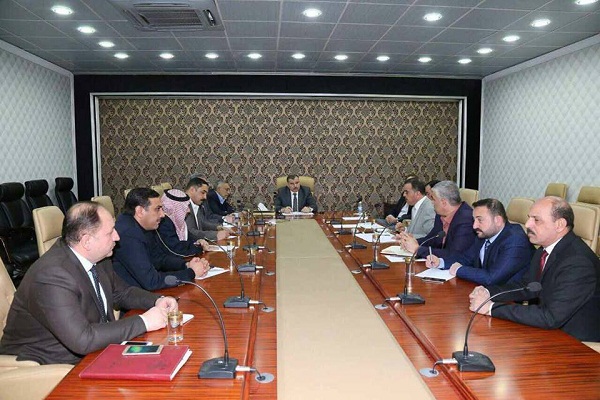 قادة تحالف القوى العراقية السنية خلال اجتماعهم