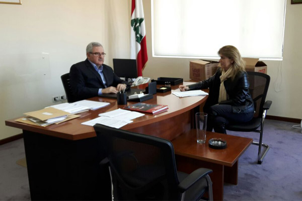 وزير شؤون المرأة اللبنانية جان اوغاسابيان