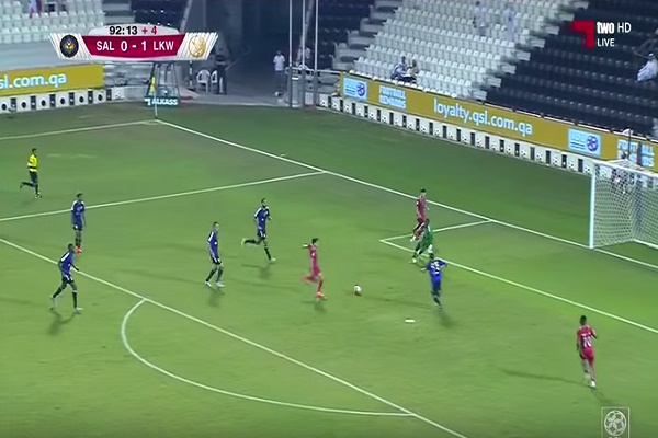 نسخة كربونية من كعب غوتي وهدف بنزيمة في الدوري القطري