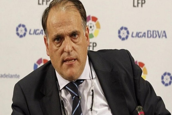 ى خافيير تيباس، رئيس الدوري الإسباني لكرة القدم،