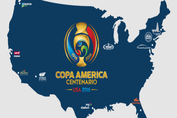 المدن التي ستستضيف مباريات كوبا أميركا 2016