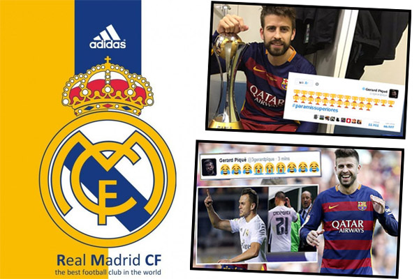 إدارة ريال مدريد تطلب بتجنب استفزازات بيكيه