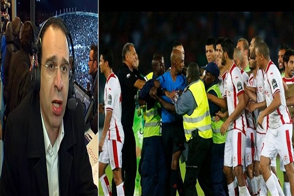  الإعلامي الرياضي التونسي الشهير، عصام الشوالي يصب جام غضبه على الحكم