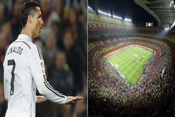رونالدو استفز جماهير برشلونة بعد الهدف... فأهانته