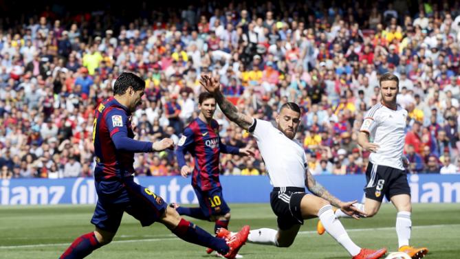 سواريز واصل تألقه مع برشلونة في المباريات الأخيرة