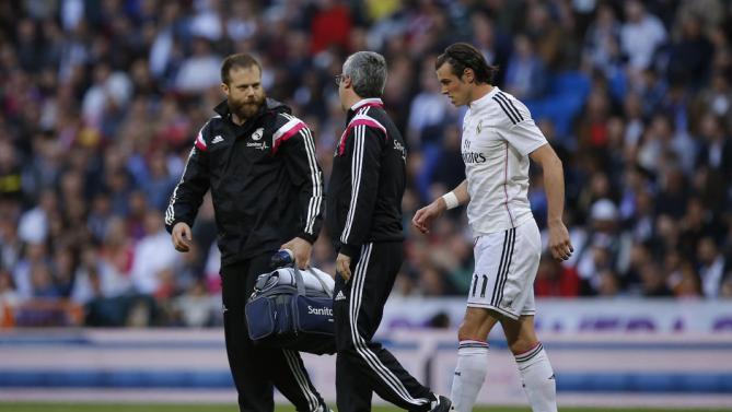 مباراة ريال مدريد وملقة شهدت خروجاً مبكراً لغاريث بيل بسبب الإصابة