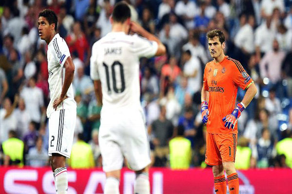 حسرة لاعبي ريال مدريد وفي مقدمتهم الحارس إيكر كاسياس